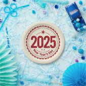 2025 Neujahrstagungspapier Pappteller (Party)