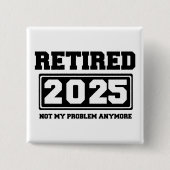 2025 nicht mehr mein Problem Button (Vorderseite)