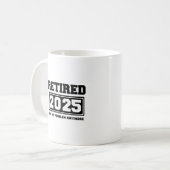 2025 nicht mehr mein Problem Kaffeetasse (Vorderseite Links)