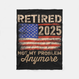 2025 nicht mehr mein Problem mehr US-Flagge für Re Fleecedecke