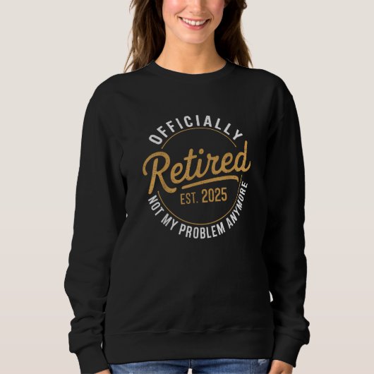2025 nicht mehr mein Problem Sweatshirt (Vorderseite)