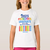 2025 Niedliche Kinder im Vorschulalter T-Shirt (Vorderseite)