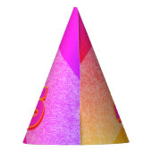 2025 NYE Party Hut im SONNENVERLAUF AUF FEUER Partyhütchen (Rückseite)