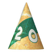 2025 NYE Party Hut in SUNSET STRIPPED Partyhütchen (Links)