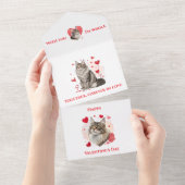 2025 Ottawa zweisprachige Regierung Valentine Auto All In One Einladung (Abreißen)