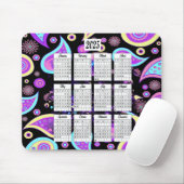 2025 Paisley-Designkalender Mousepad (Mit Mouse)