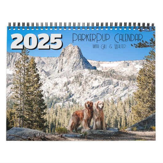 2025 ParkerPup Kalender ...mit Gill & Walter (Titelbild)