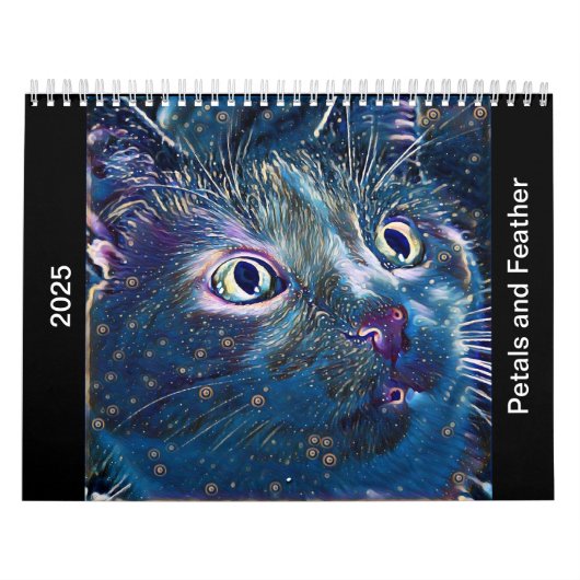 2025 Petals and Feather and Friends Calendar Kalender (Titelbild)