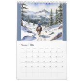 2025 Pferdereiten Reiten in allen Jahreszeiten Kalender (Feb 2026)