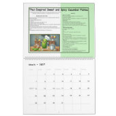 2025 Pickle Calendar mit Rezepten Kalender (Mär 2027)