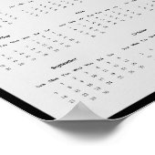 2025 Piratenschiff Mauerkalender Poster (Ecke)