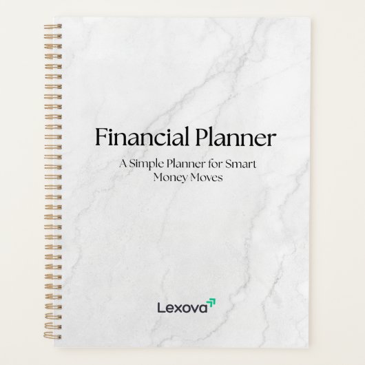 2025 Planer-Notebook | Akademisches und finanziell Planer (Vorderseite)