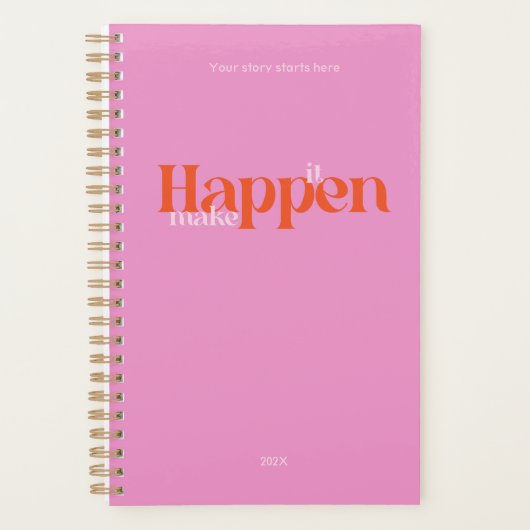 2025 Planer verwirklichen (Vorderseite)