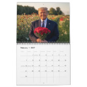2025 Präsident Donald J Trump AI Fantasy Foto Kalender (Feb 2027)