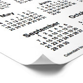 2025 Raupe Schlucken Schwanz von Janz Poster (Ecke)