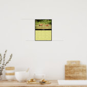 2025 Red Fox Kits Wall Calendar Poster (Küche)