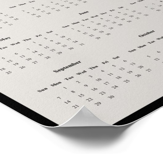 2025 Red Shoulded Hawk Wall Calendar Poster (Ecke)