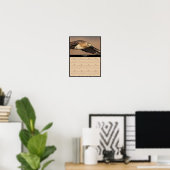 2025 Red Tail Hawk Wall Calendar Poster (Heimbüro)