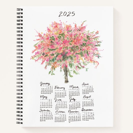 2025 Regenbogendusche Notizblock (Vorderseite)