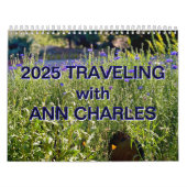 2025 Reise mit Ann Charles Mauer Kalender (Titelbild)