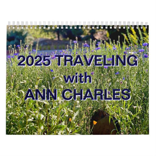 2025 Reise mit Ann Charles Mauer Kalender (Titelbild)