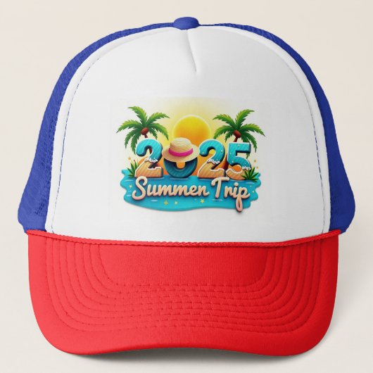2025 Reise-Stimmung 🧢 Helle Sommer Style Mütze (Vorderseite)