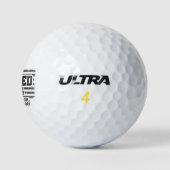 2025 Rente nicht mehr mein Problem gelockert Golfball (Logo)