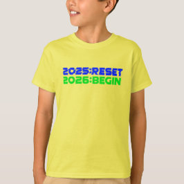 2025:RESET/2026:BEGIN Kids T-Shirt