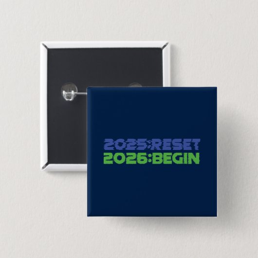 2025:RESET/2026:BEGIN-Taste Button (Vorne & Hinten)