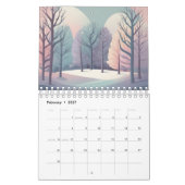 2025 Retro Saisonkalender | Vibrant Pastel Kalender (Feb 2027)