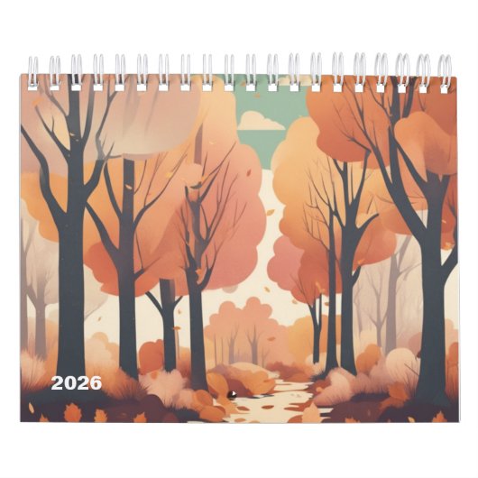 2025 Retro Saisonkalender | Vibrant Pastel Kalender (Titelbild)