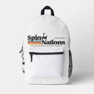 2025 Retro SpinNations Backpack Bedruckter Rucksack