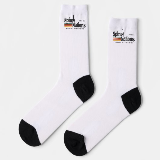 2025 Retro SpinNations Crew Socks Socken (Linkes Detail)