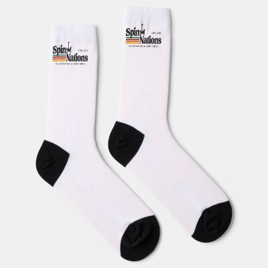 2025 Retro SpinNations Crew Socks Socken (Rechts)