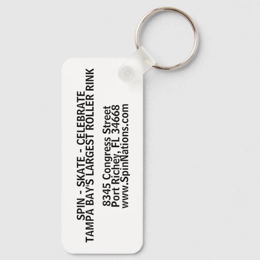 2025 RETRO Spinnations Keychain Schlüsselanhänger (Rückseite)