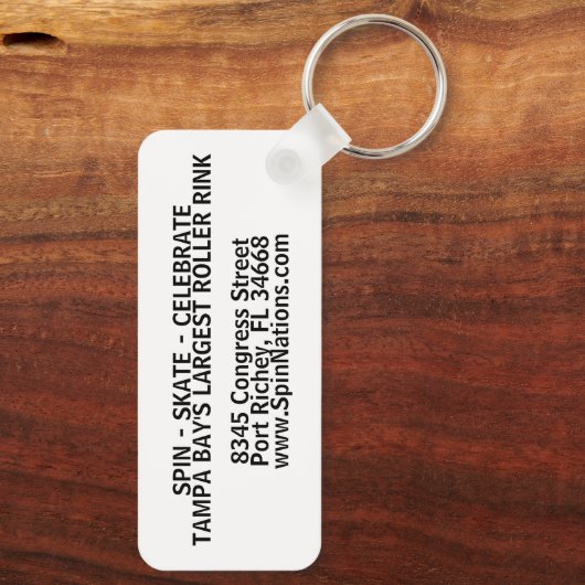 2025 RETRO Spinnations Keychain Schlüsselanhänger (Rückseite)