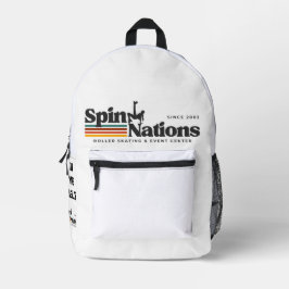 2025 Retro SpinNations-Rucksack Bedruckter Rucksack