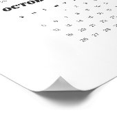 2025 Retro Wall Calendar - 18"x24" Poster (Ecke)