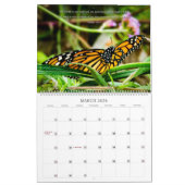 2025 Schmetterlingsbuch des Psalm-Kalenders Kalender (Mär 2026)