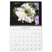 2025 Schöne Blume Mauer Kalender Mittelgröße (Jan 2027)