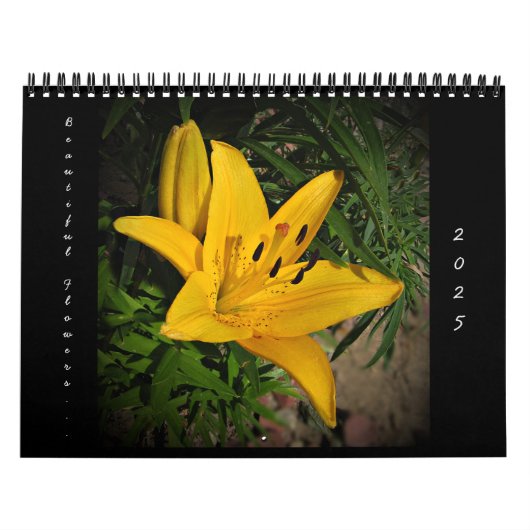 2025 Schöne Blume Mauer Kalender Mittelgröße (Titelbild)