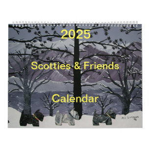 2025 Scotties and Friends Kalender