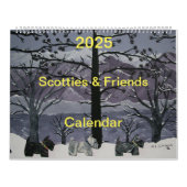 2025 Scotties and Friends Kalender (Titelbild)