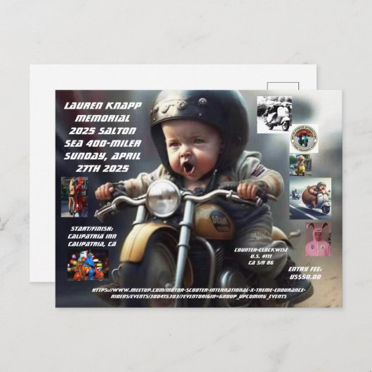 2025 SEE 400-MILER POSTKARTE (Vorne/Hinten)