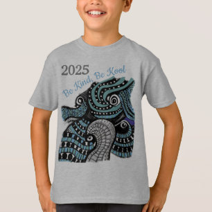 2025 Seien Sie freundlich Kool Dragon Graphic Art T-Shirt