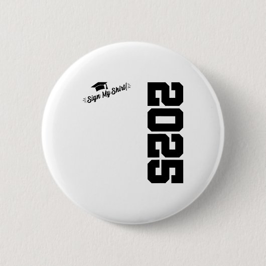 2025 Senior Abschluss - Autogramm Shirt - Cl von 2 Button (Vorderseite)