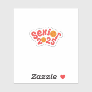 2025 Senior Abschluss Summer Vacation Graduate Aufkleber