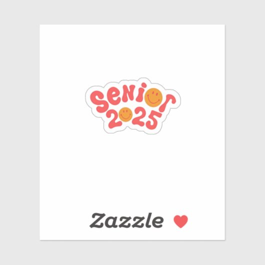 2025 Senior Abschluss Summer Vacation Graduate Aufkleber (Blatt)