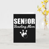 2025 Senior Bowling Mama Bowling Team Parent Helpe Karte (Gelbe Blume)