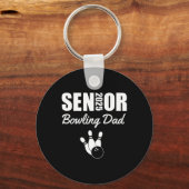 2025 Senior Bowling Vater Bowling Team Parent Help Schlüsselanhänger (Vorderseite)